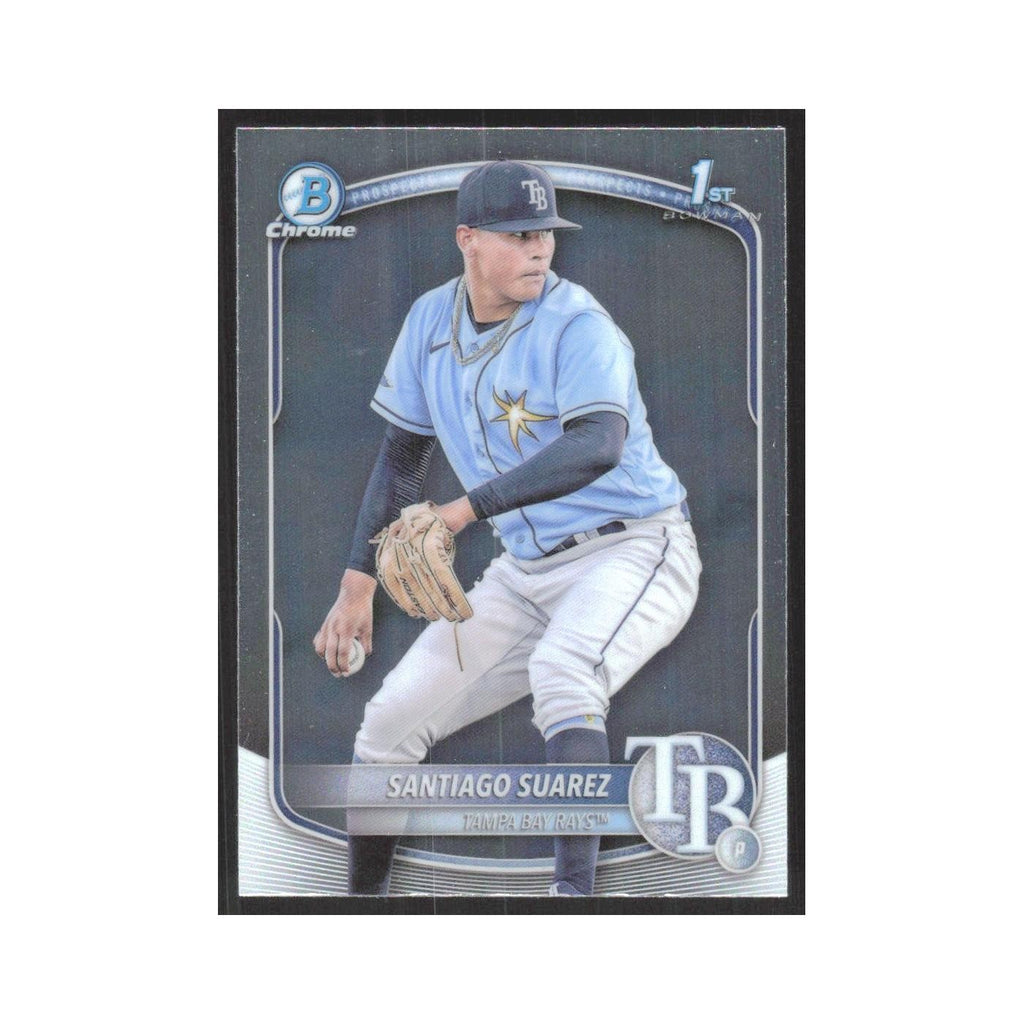 2025 Bowman Chrome Prospects Santiago Suarez Rays #BCP-142