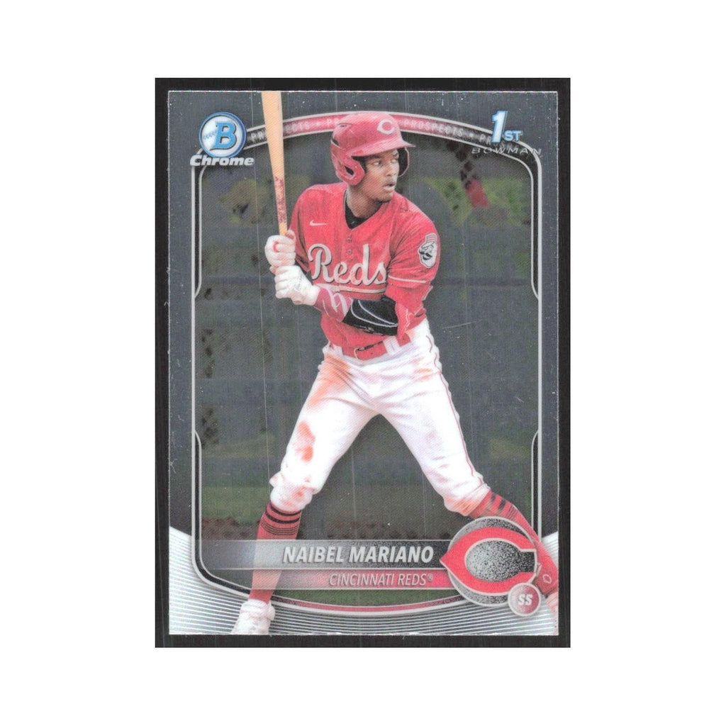 2025 Bowman Chrome Prospects Naibel Mariano Reds #BCP-99