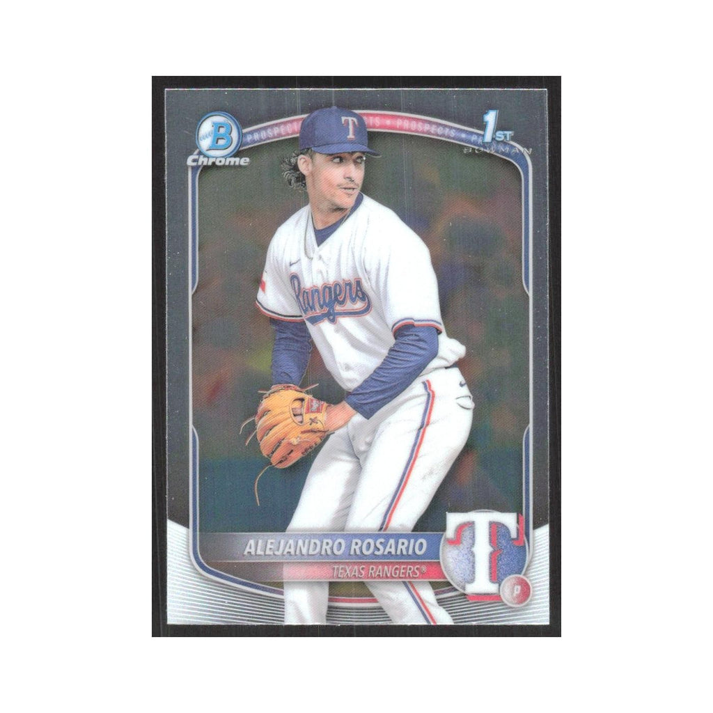 2025 Bowman Chrome Prospects Alejandro Rosario Rangers #BCP-125