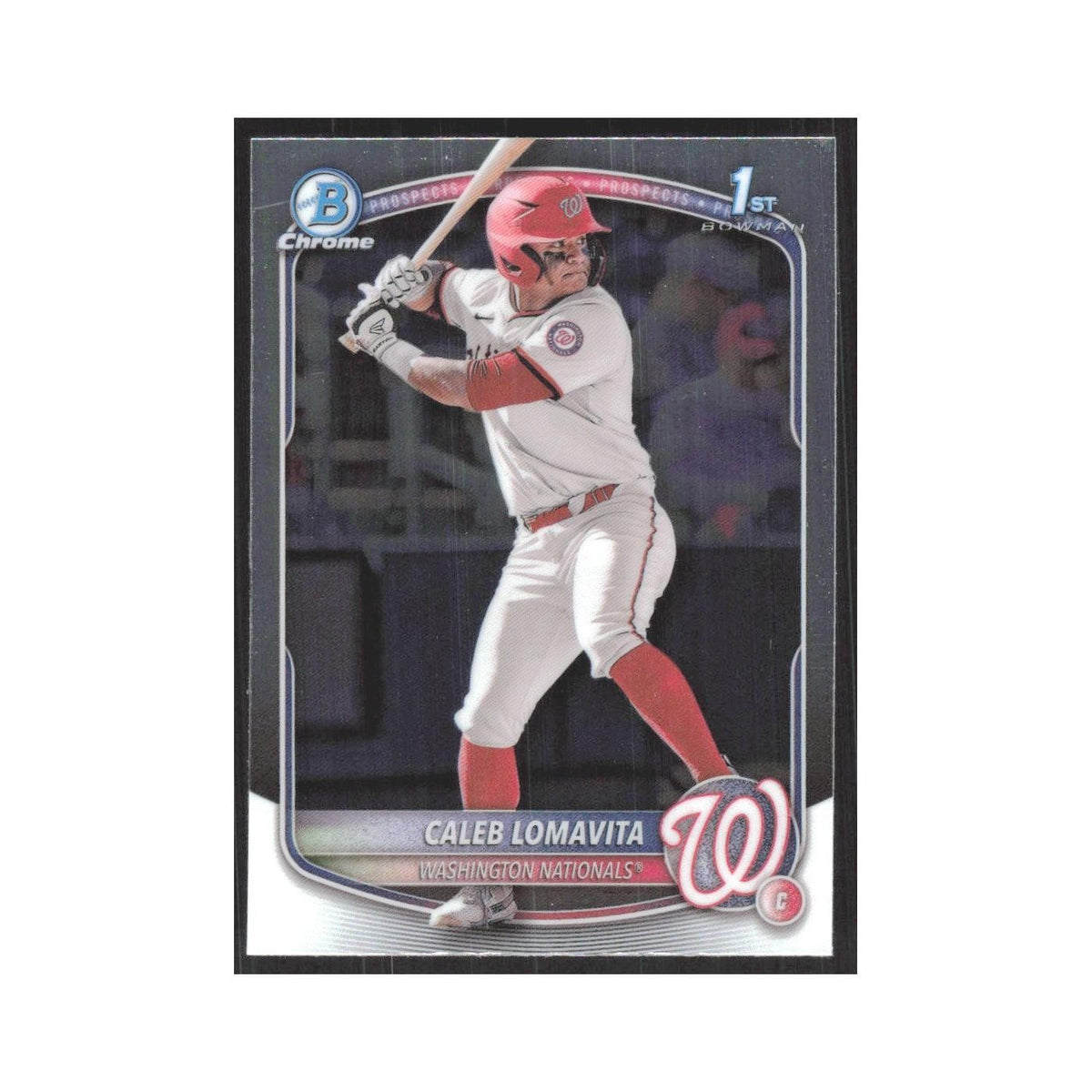2025 Bowman Chrome Prospects Caleb Lomavita Nationals #BCP-120