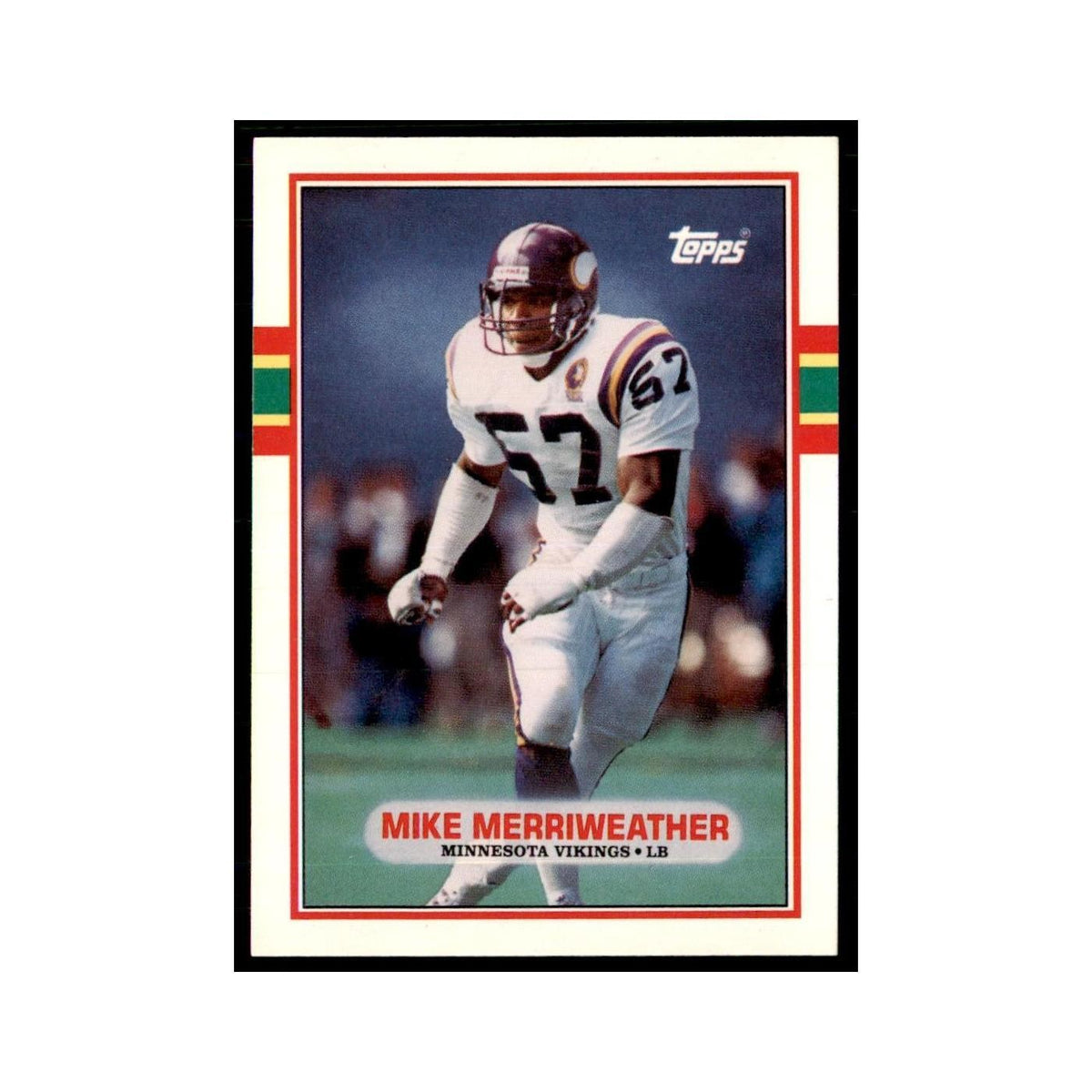1989 Topps Traded Mike Merriweather Vikings #25T