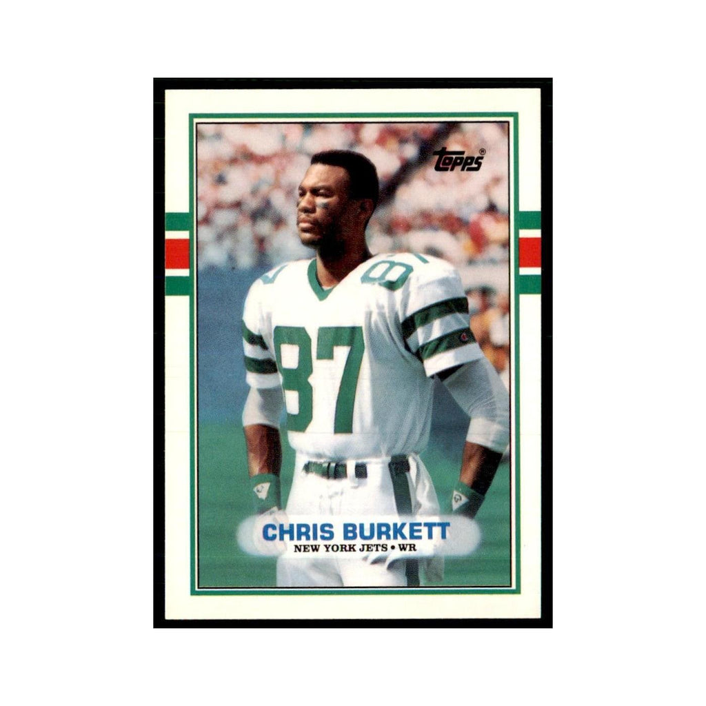 1989 Topps Traded Chris Burkett Jets #114T