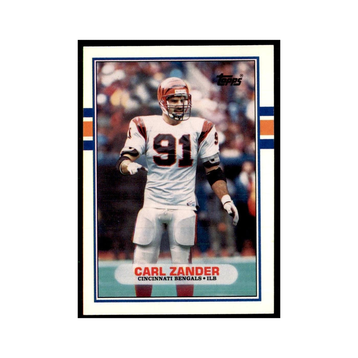 1989 Topps Traded Carl Zander Bengals #117T