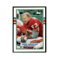 1989 Topps Traded Mike Webster Chiefs #131T