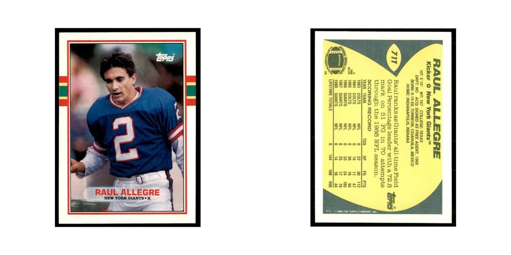 1989 Topps Traded Raul Allegre Giants #71T