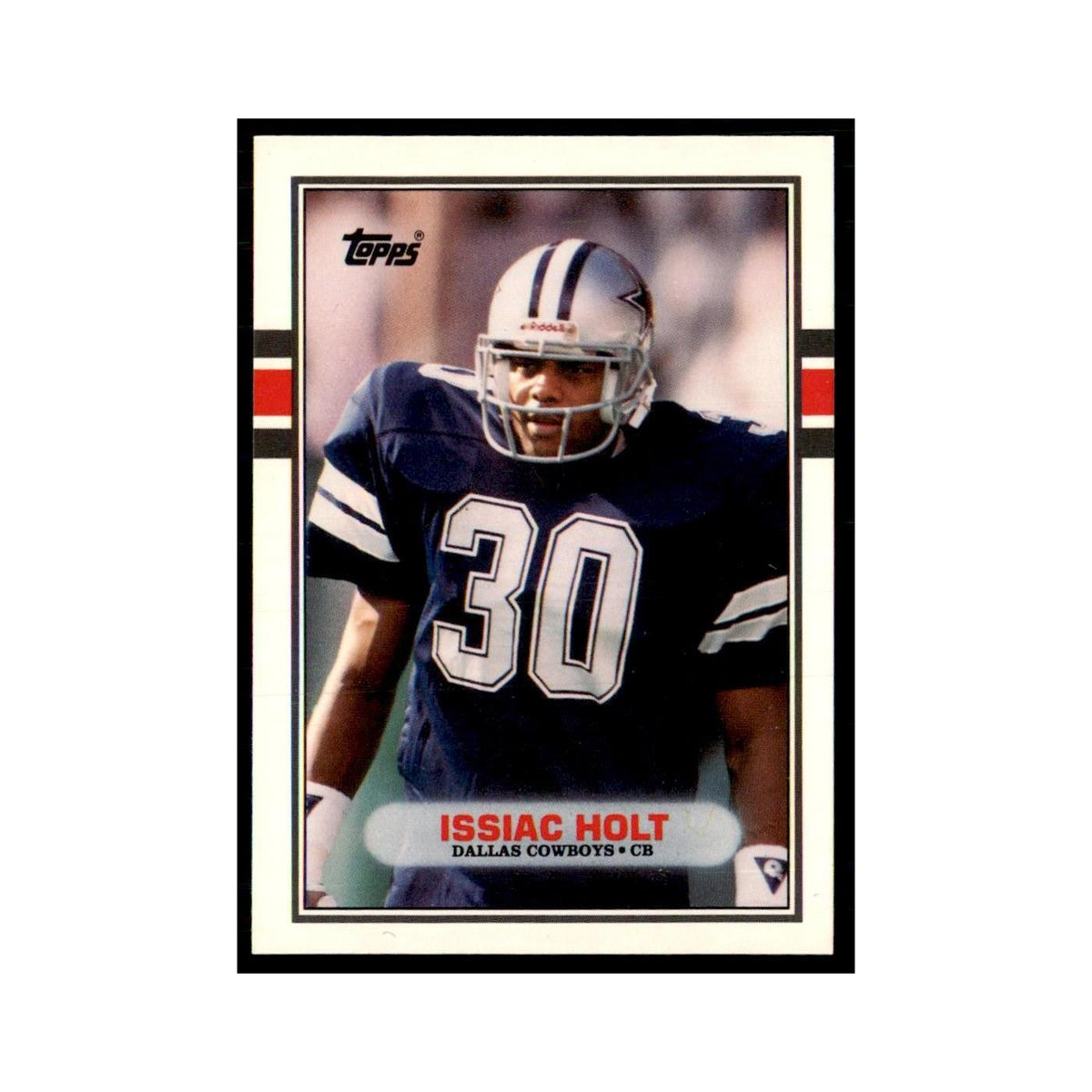 1989 Topps Traded Issiac Holt Cowboys #29T