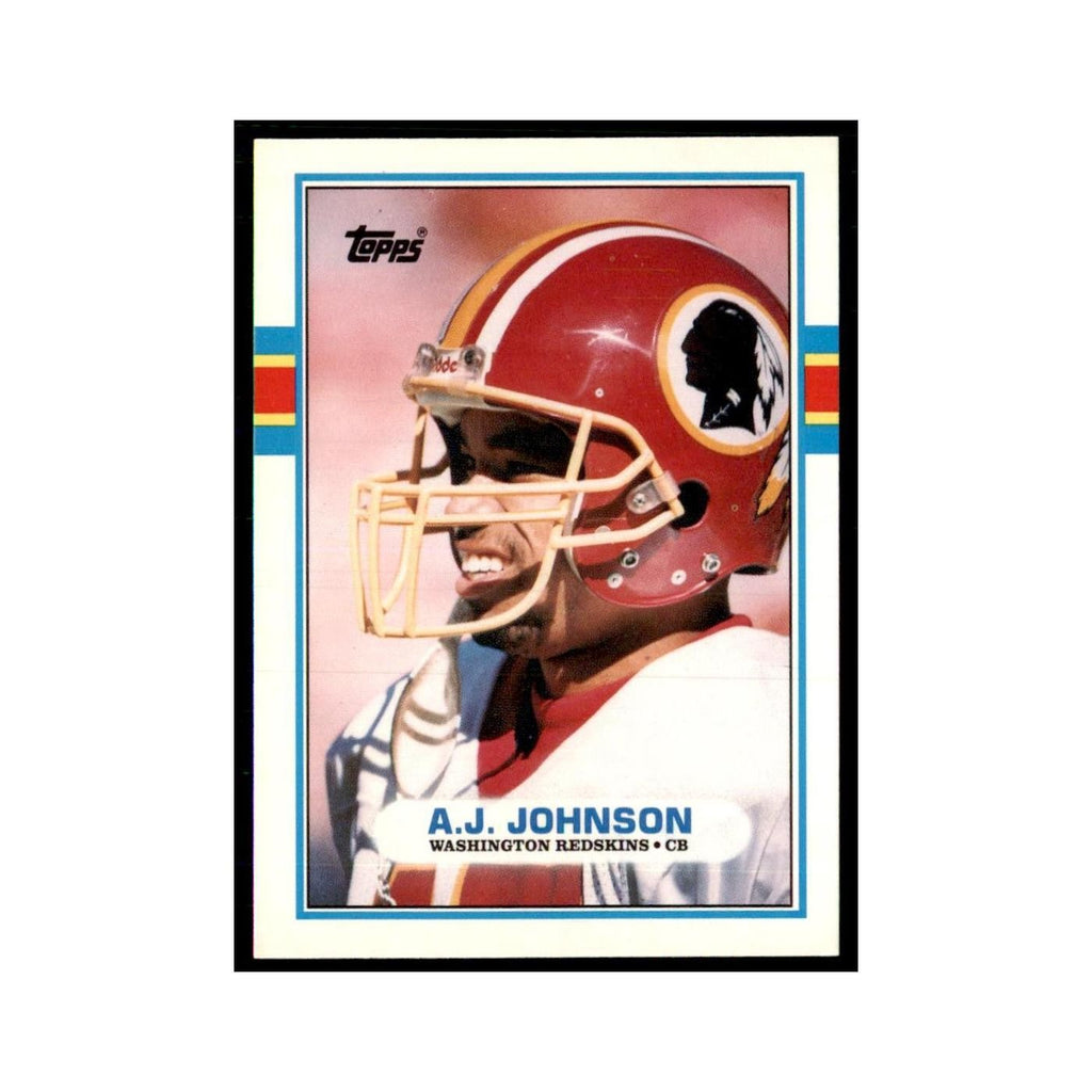 1989 Topps Traded A.J. Johnson RC Redskins #96T