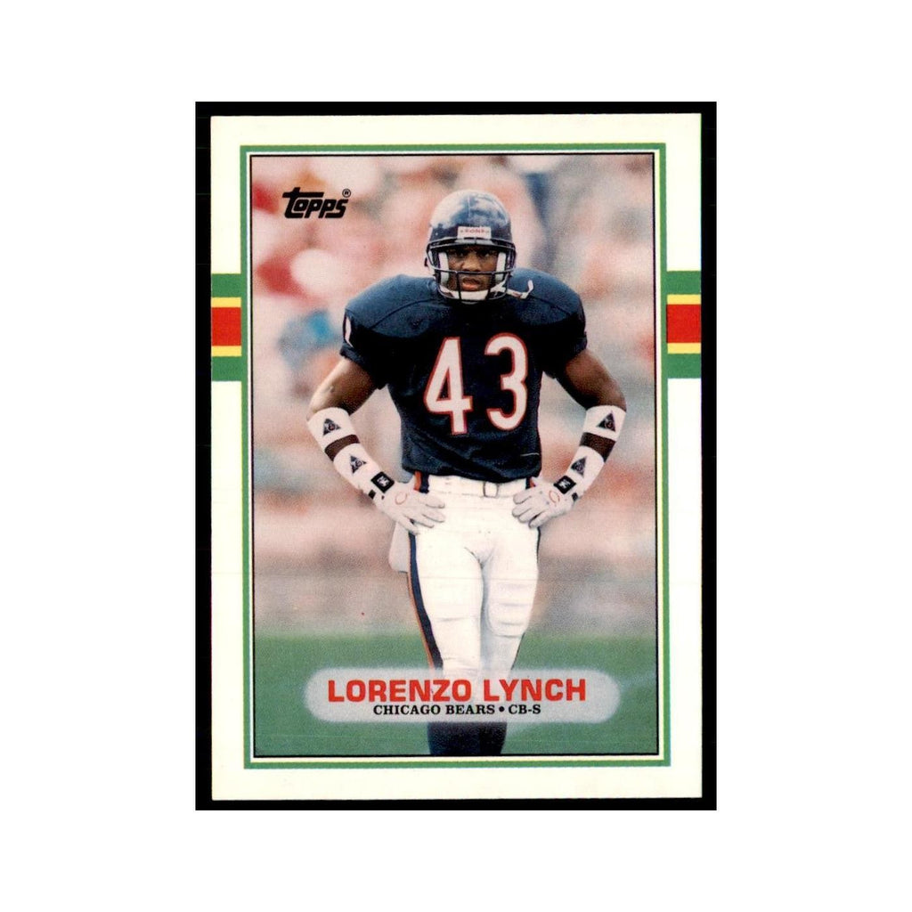 1989 Topps Traded Lorenzo Lynch RC Bears #42T