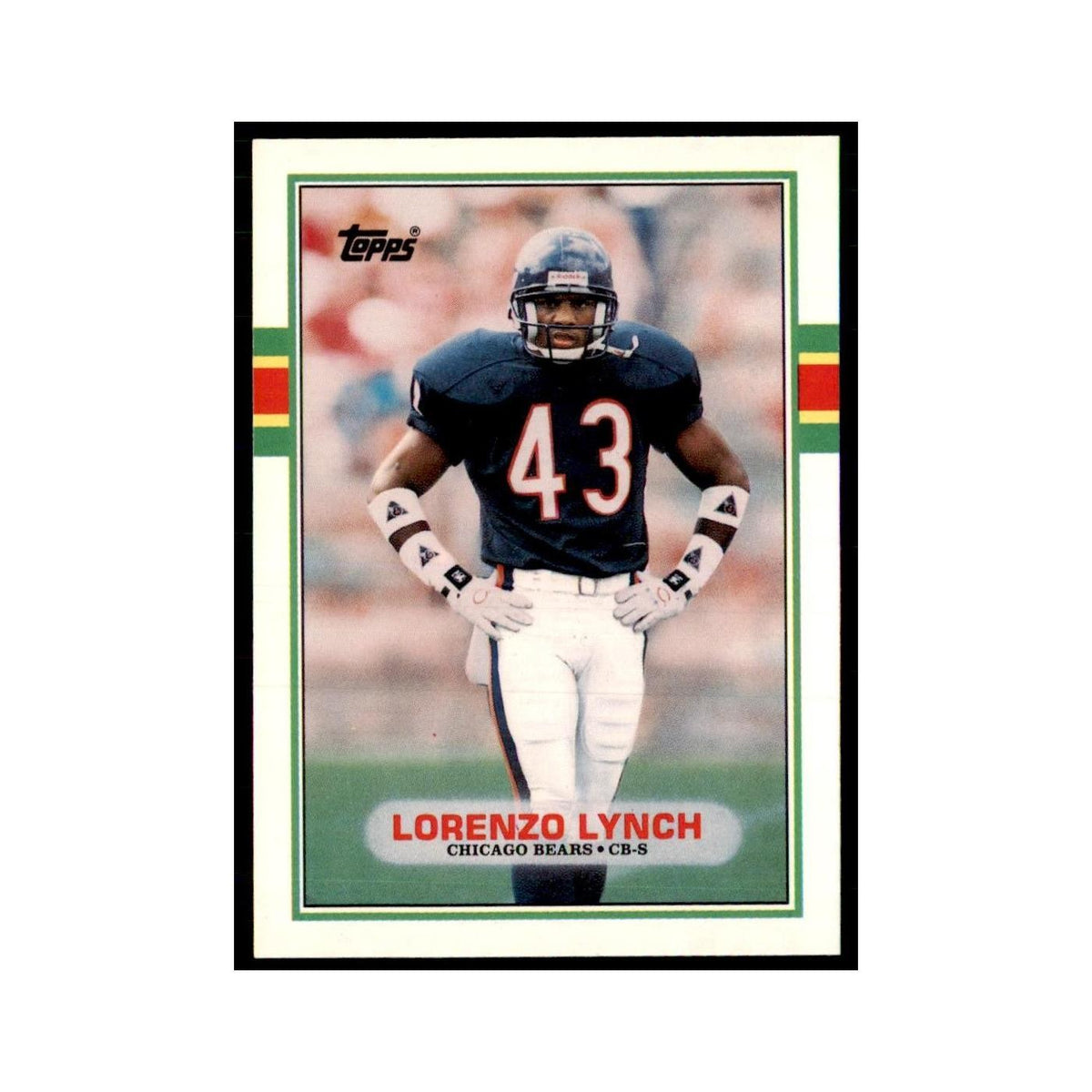 1989 Topps Traded Lorenzo Lynch RC Bears #42T