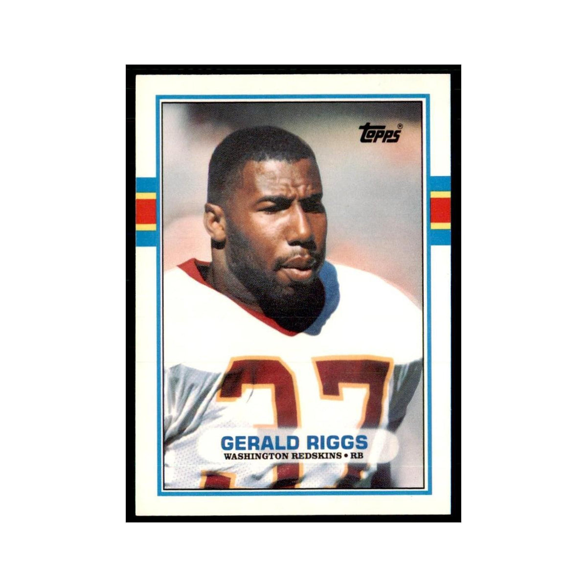 1989 Topps Traded Gerald Riggs Redskins #27T
