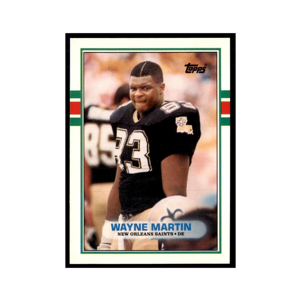 1989 Topps Traded Wayne Martin RC Saints #118T