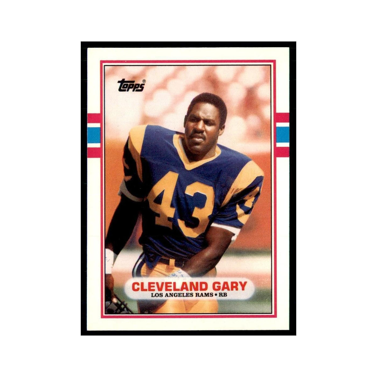 1989 Topps Traded Cleveland Gary RC Rams #46T
