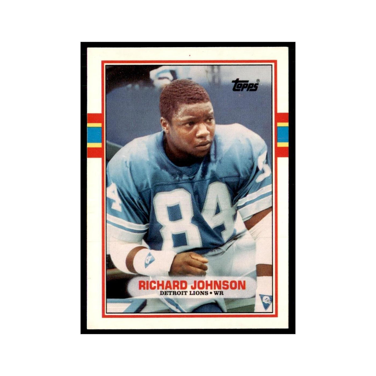 1989 Topps Traded Richard Johnson RC Lions #26T