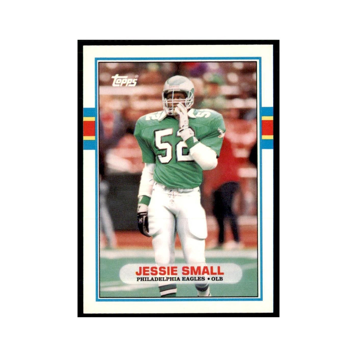 1989 Topps Traded Jessie Small RC Eagles #66T