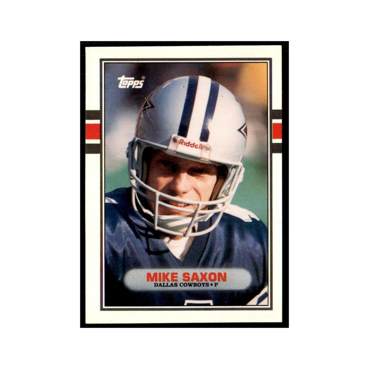 1989 Topps Traded Mike Saxon RC Cowboys #119T