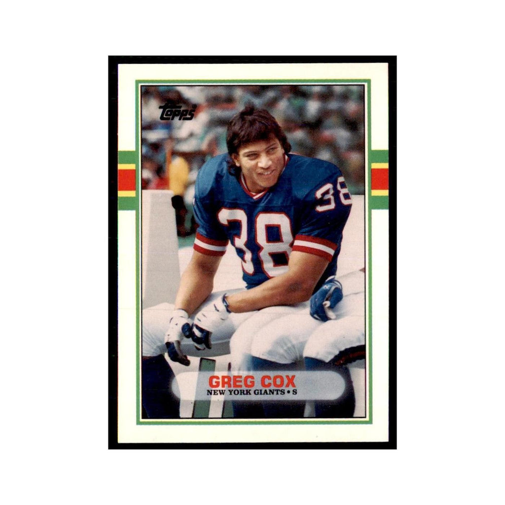 1989 Topps Traded Greg Cox RC Giants #18T