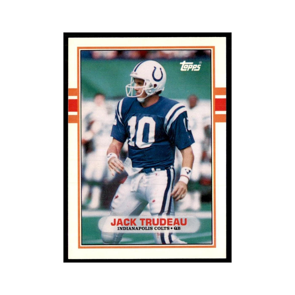 1989 Topps Traded Jack Trudeau Colts #93T