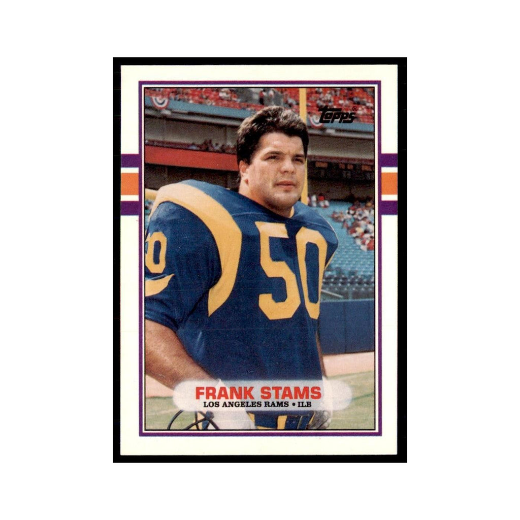 1989 Topps Traded Frank Stams RC Rams #106T