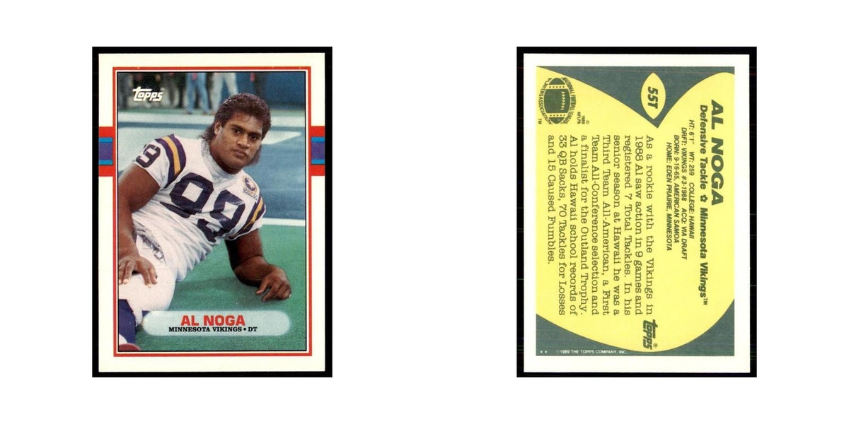 1989 Topps Traded Al Noga RC Vikings #55T