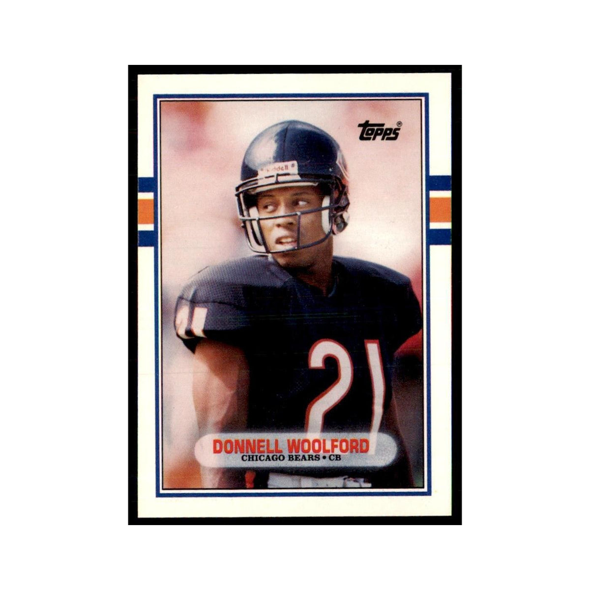 1989 Topps Traded Donnell Woolford RC Bears #37T