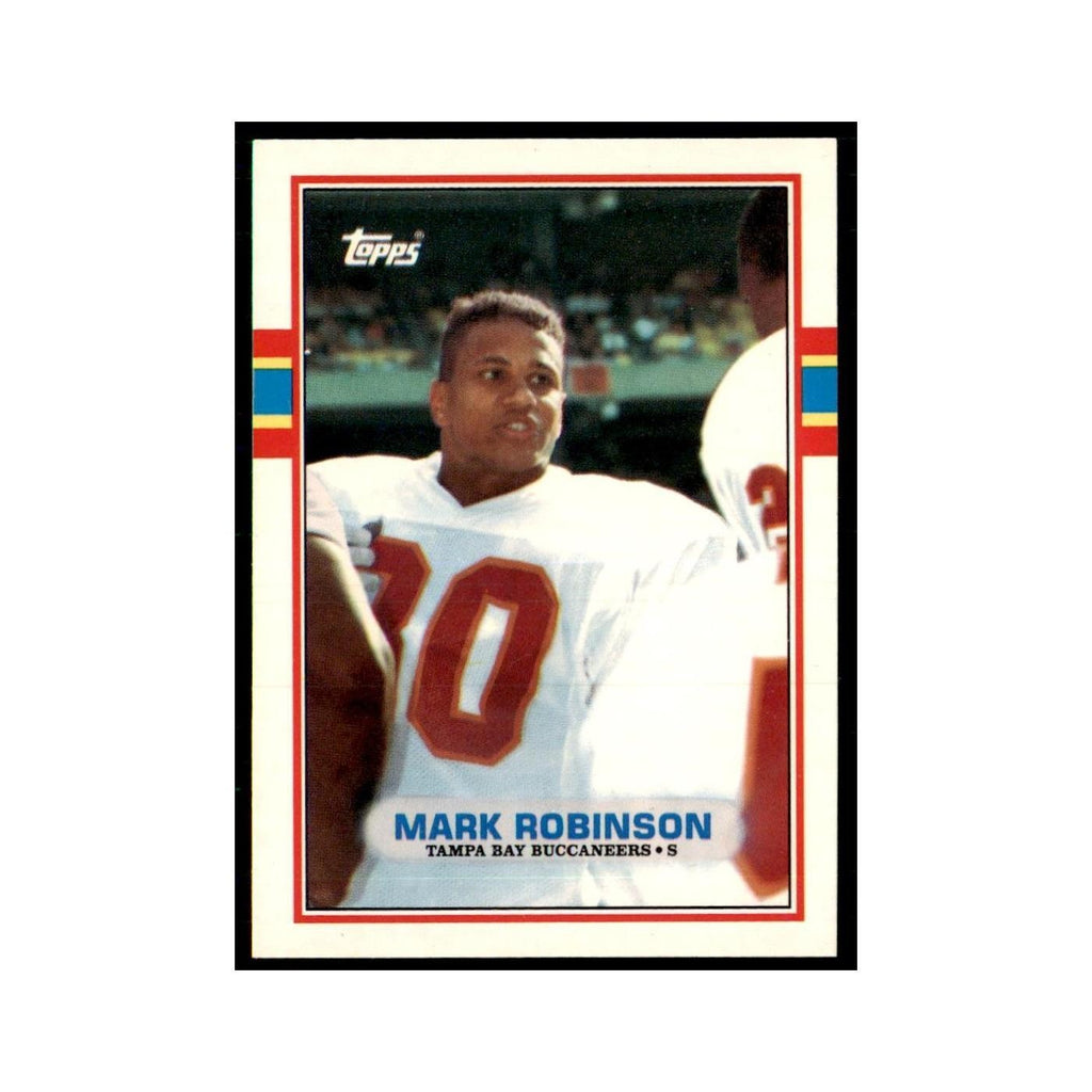 1989 Topps Traded Mark Robinson RC Buccaneers #122T