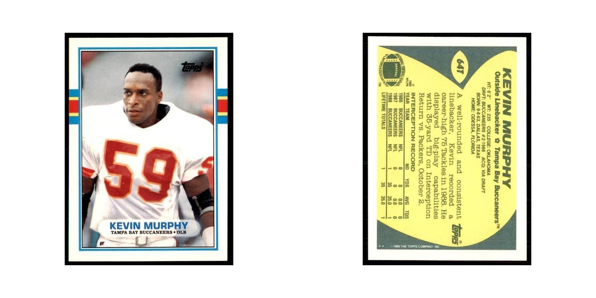 1989 Topps Traded Kevin Murphy RC Buccaneers #64T