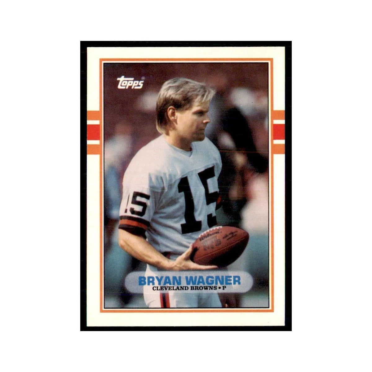 1989 Topps Traded Bryan Wagner RC Browns #78T
