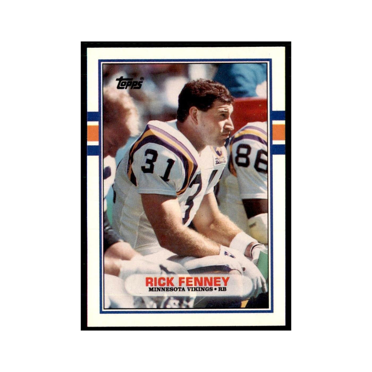 1989 Topps Traded Rick Fenney RC Vikings #16T