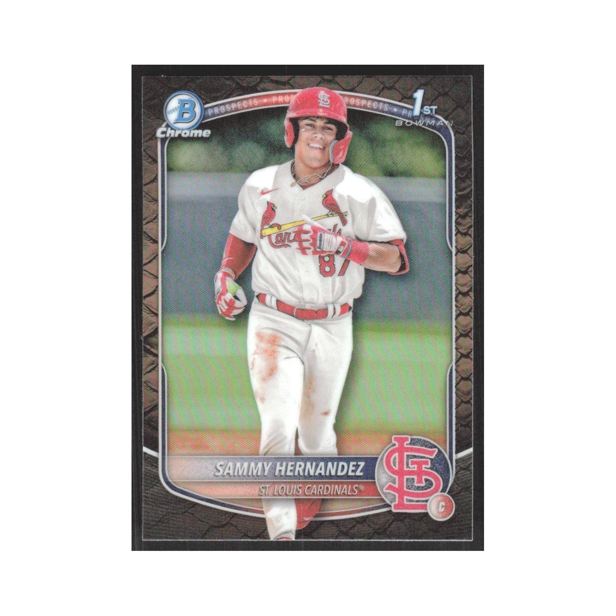 2025 Bowman Chrome Prospects Snakeskin Sammy Hernandez Cardinals #BCP-66