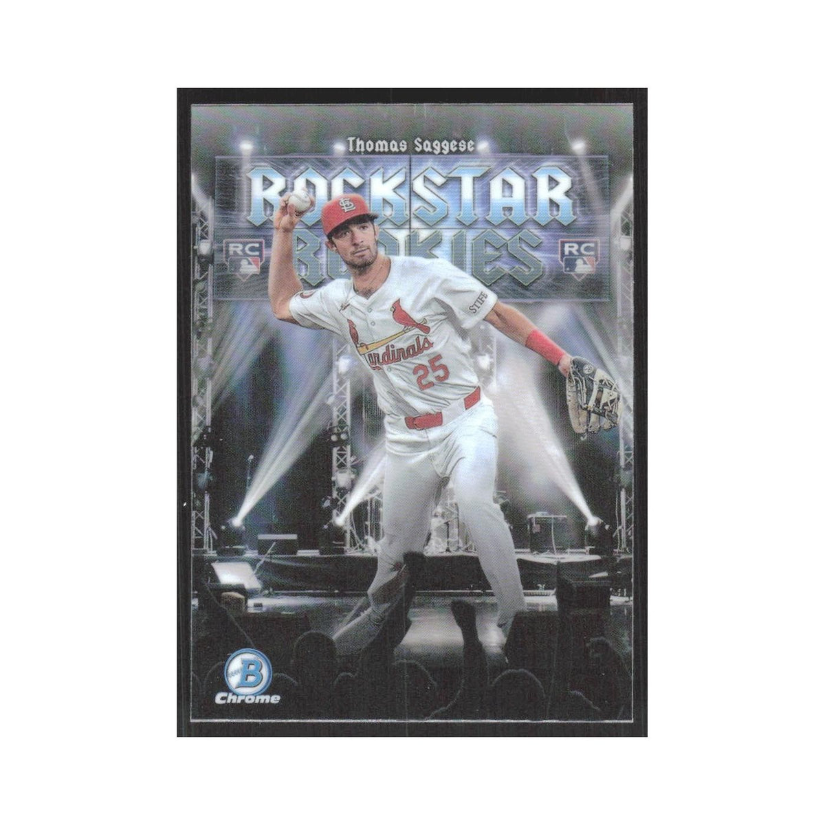 2025 Bowman Rockstar Rookies Thomas Saggese Cardinals #RR-17