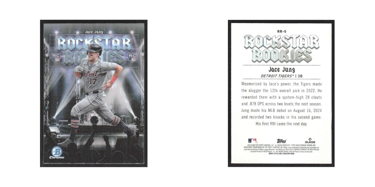 2025 Bowman Rockstar Rookies Jace Jung Tigers #RR-5