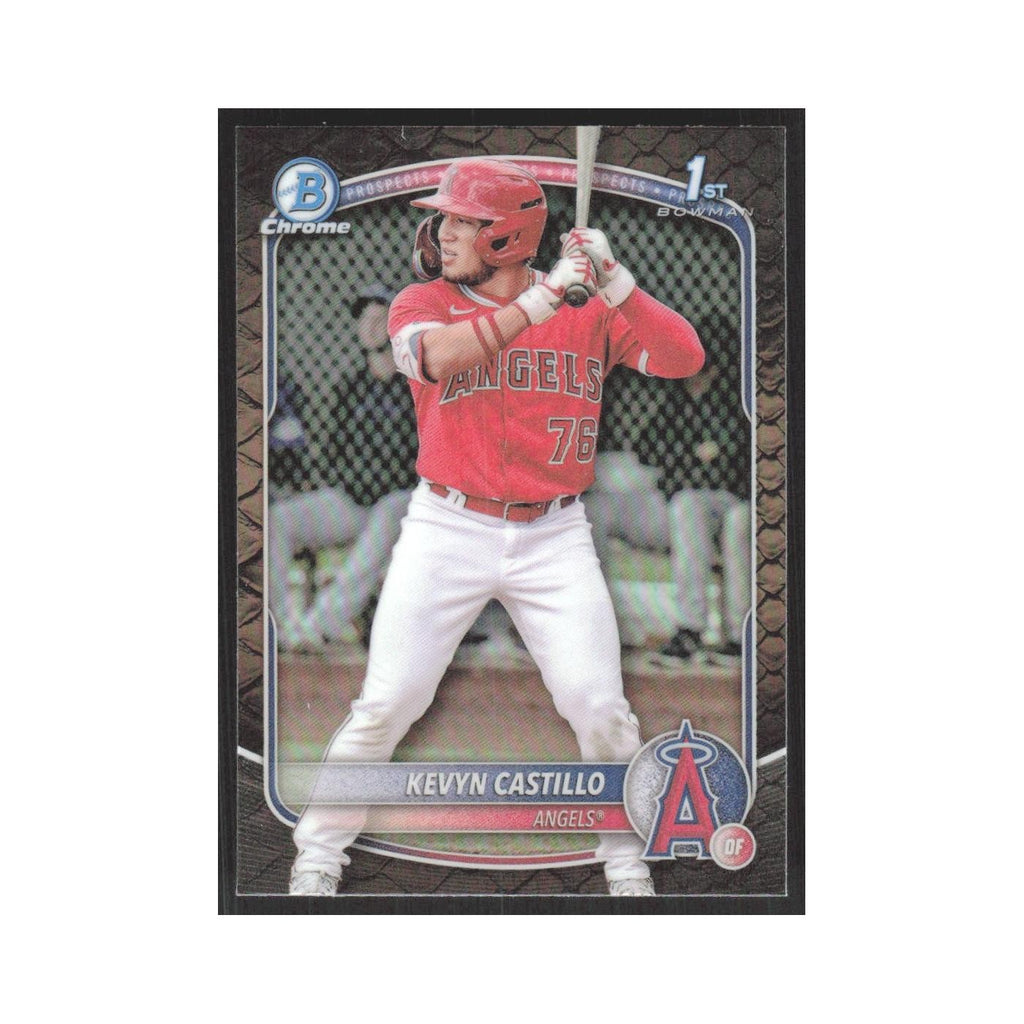 2025 Bowman Chrome Prospects Snakeskin Kevyn Castillo Angels #BCP-82