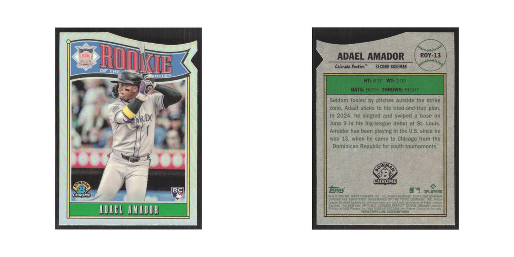 2025 Bowman Rookie of the Year Favorites Adael Amador Rockies #ROY-13