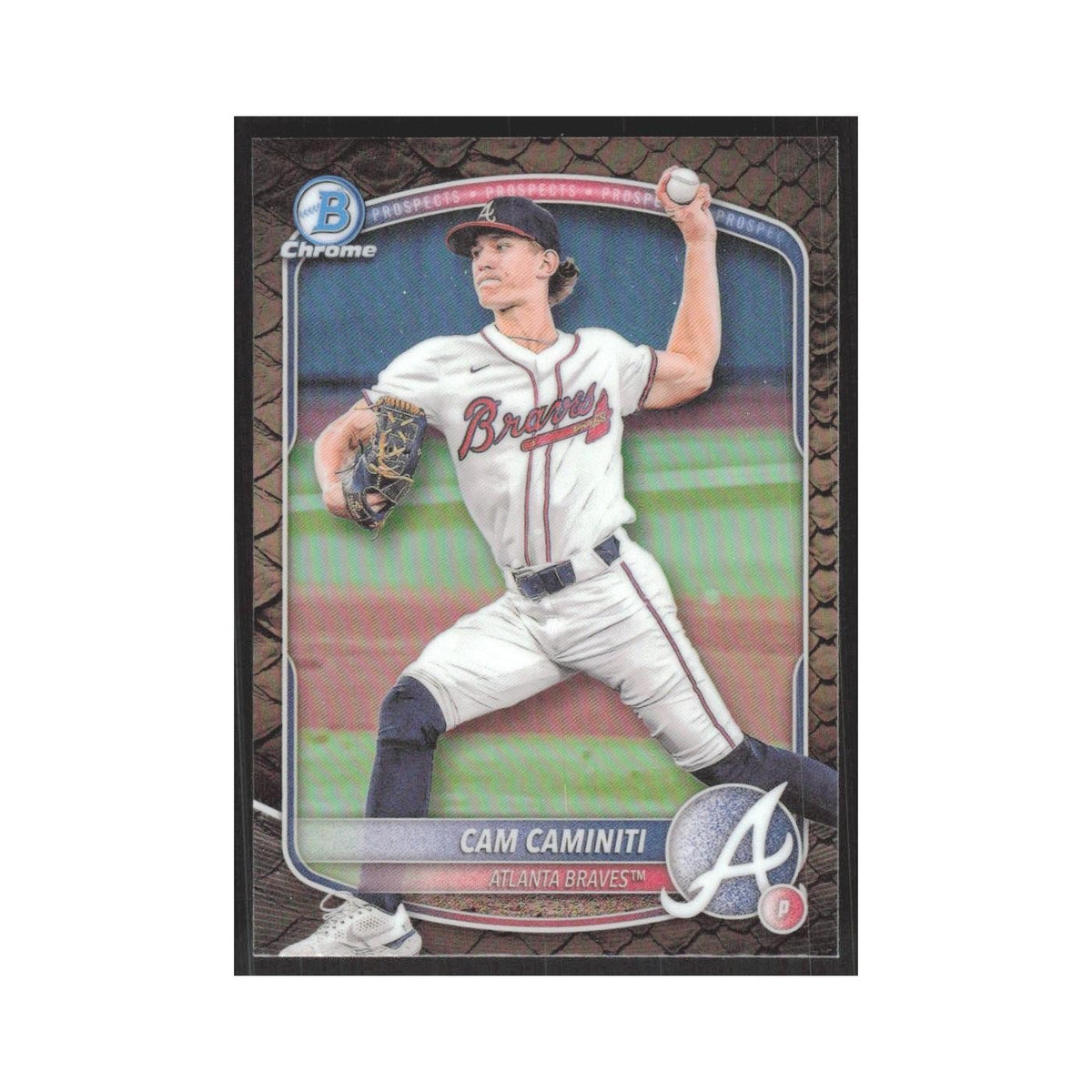 2025 Bowman Chrome Prospects Snakeskin Cam Caminiti Braves #BCP-46