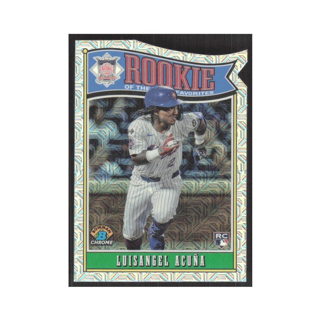 2025 Bowman Rookie of the Year Favorites Luisangel Acuna Mets #ROY-4