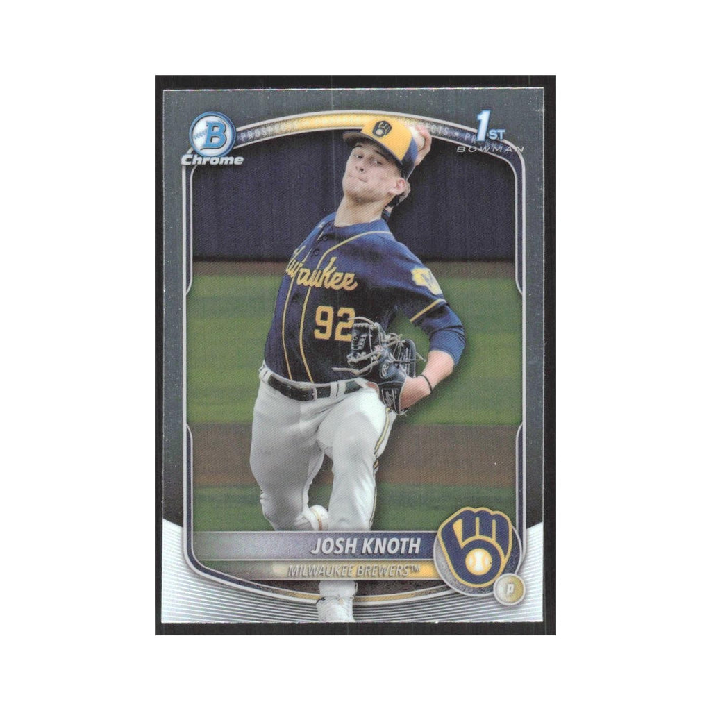 2025 Bowman Chrome Prospects Josh Knoth Brewers #BCP-136