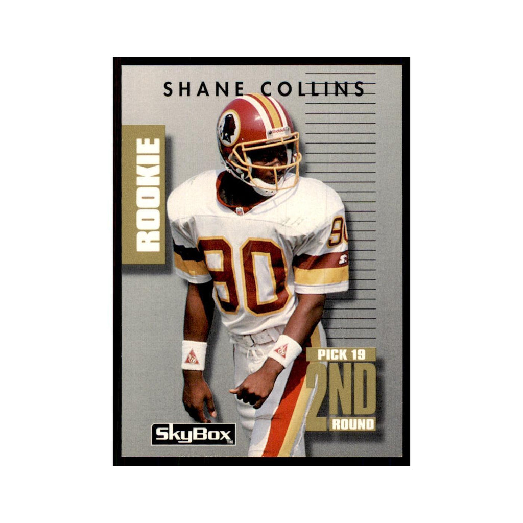 1992 SkyBox Primetime Shane Collins RC Redskins #002