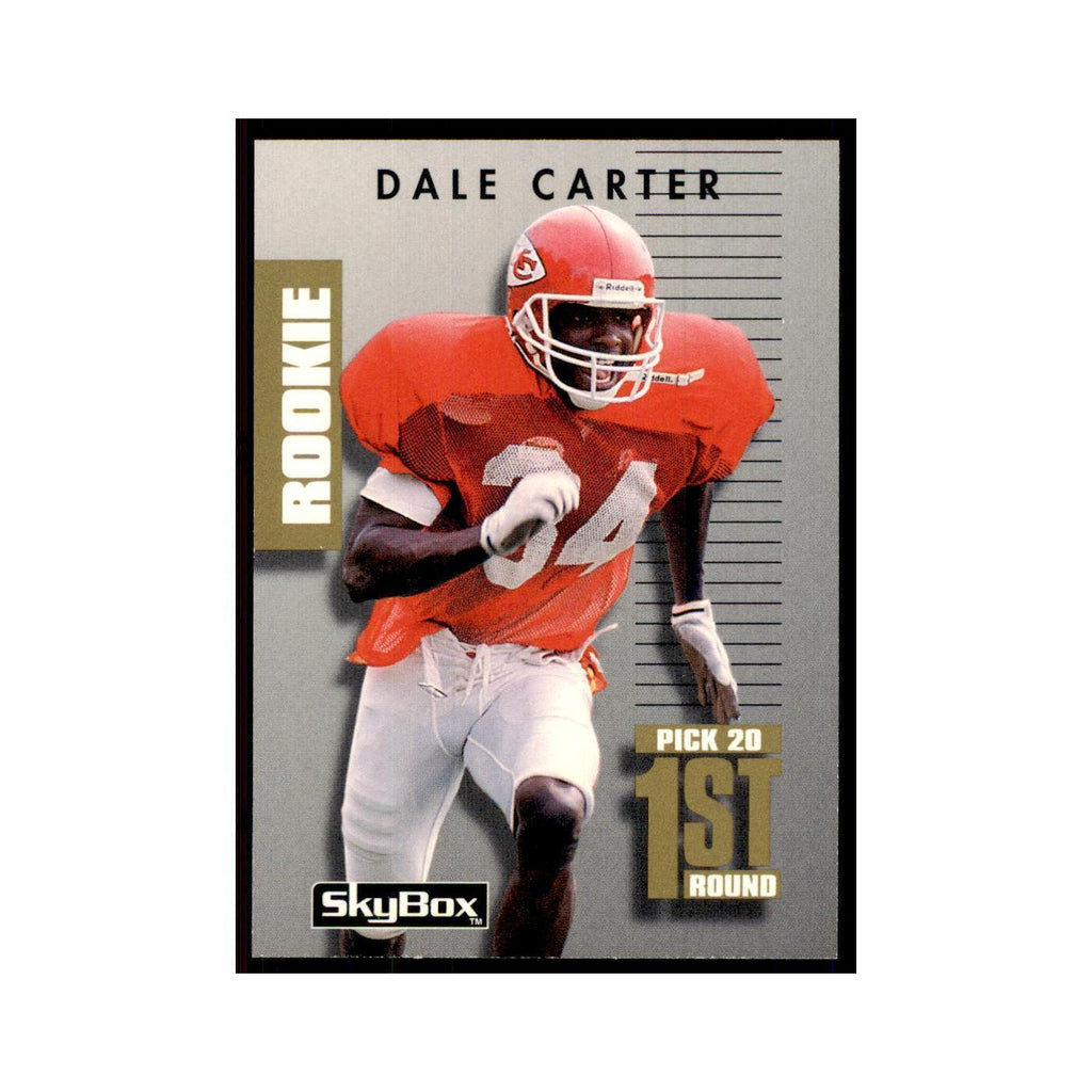 1992 SkyBox Primetime Dale Carter RC Chiefs #096