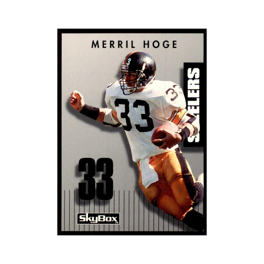 1992 SkyBox Primetime Merril Hoge Steelers #005