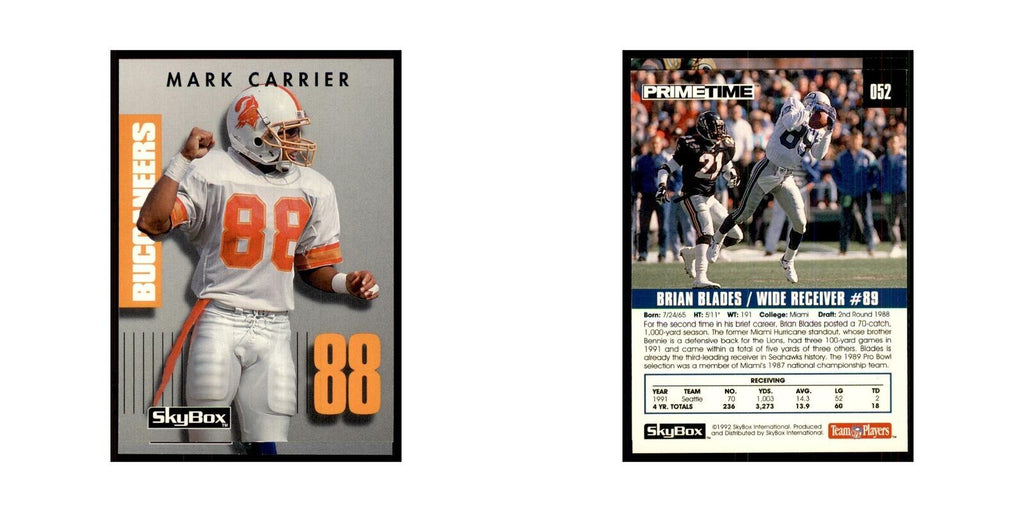 1992 SkyBox Primetime Brian Blades Seahawks #052