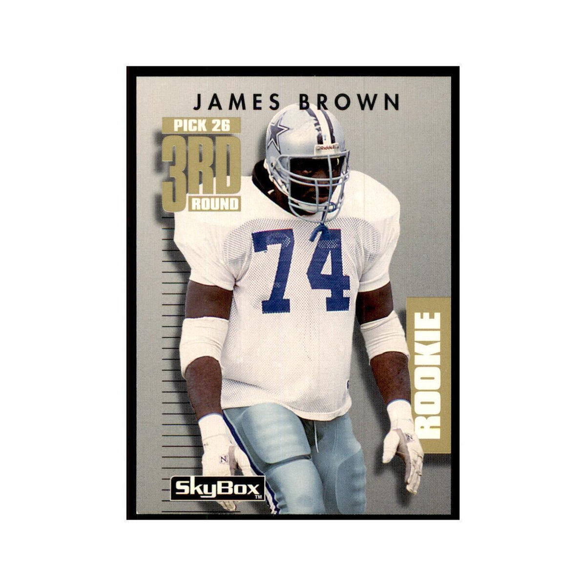 1992 SkyBox Primetime James Brown RC Cowboys #343