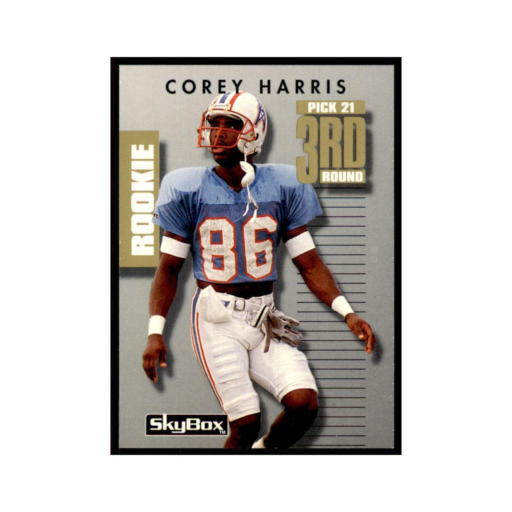 1992 SkyBox Primetime Corey Harris RC Houston Oilers #252