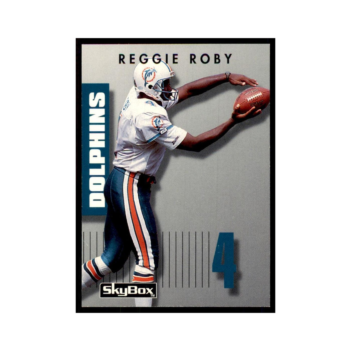 1992 SkyBox Primetime Reggie Roby Dolphins #004