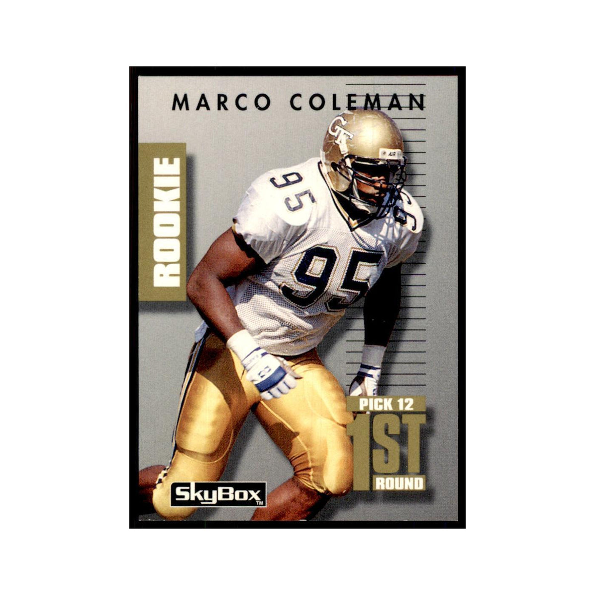 1992 SkyBox Primetime Marco Coleman RC Dolphins #217