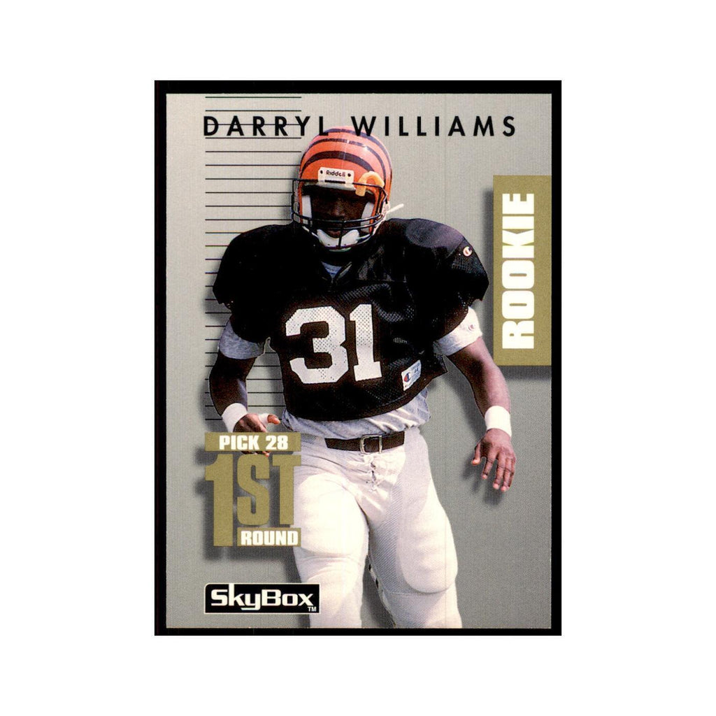 1992 SkyBox Primetime Darryl Williams RC Bengals #281