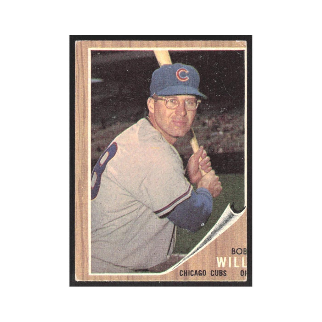 1962 Topps (damaged) Bob Will Cubs #47
