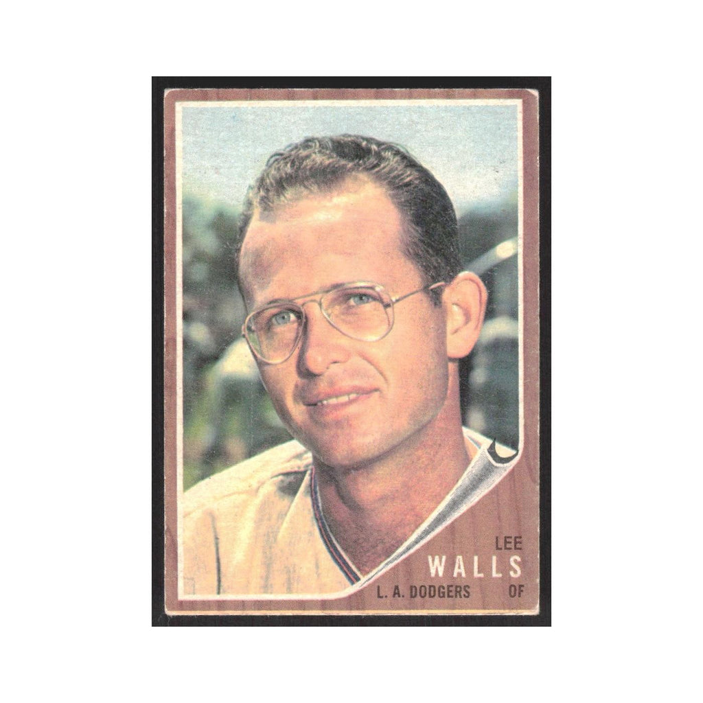 1962 Topps (damaged) Lee Walls Dodgers #129