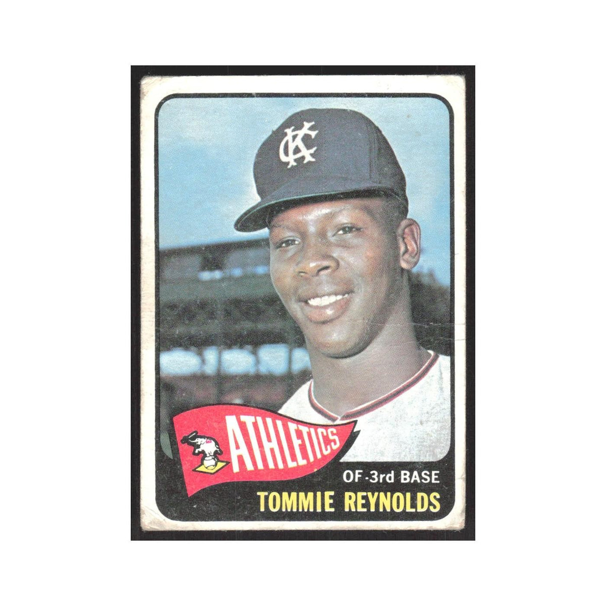 1965 Topps (damaged) Tommie Reynolds Kansas City Athletics #333