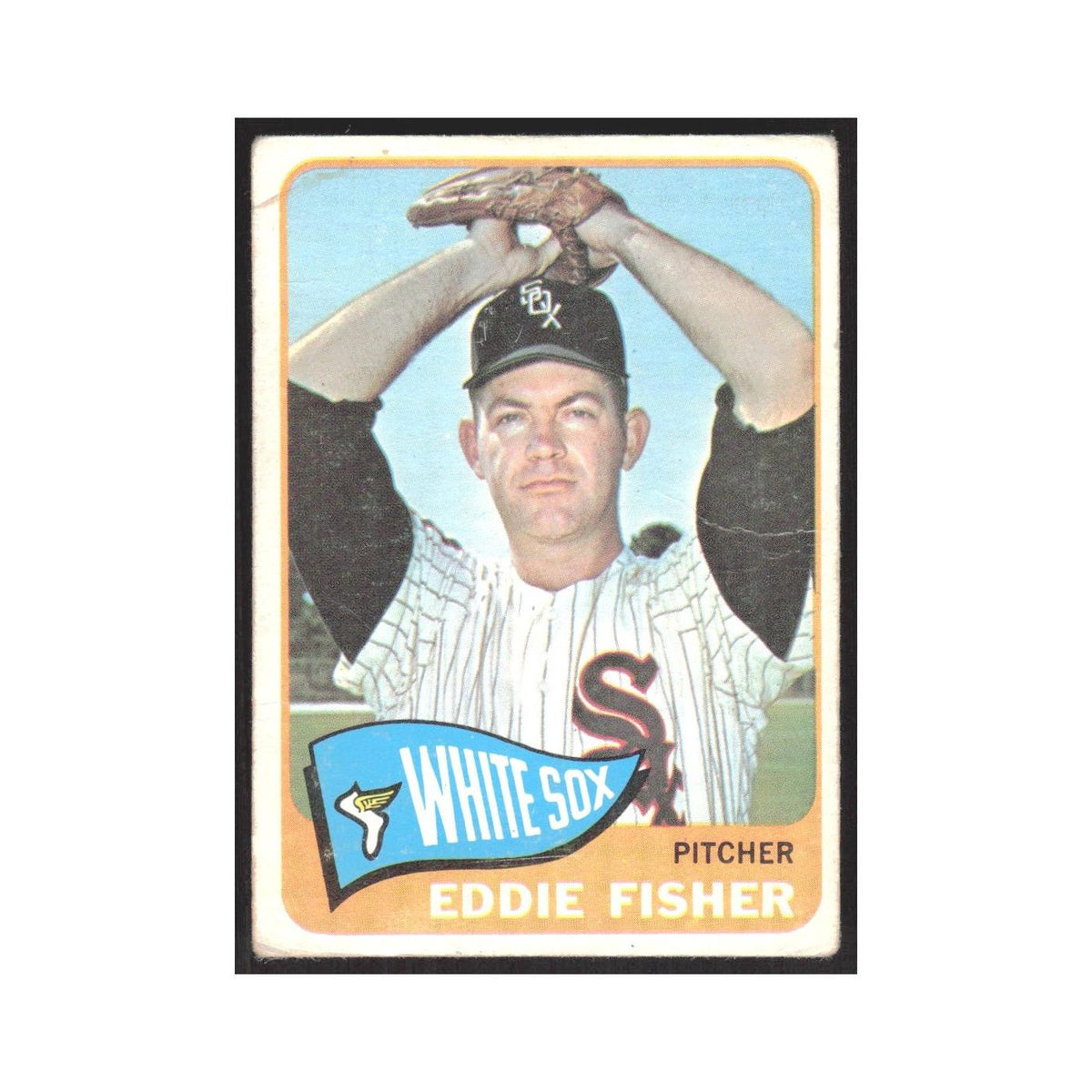 1965 Topps (damaged) Eddie Fisher White Sox #328
