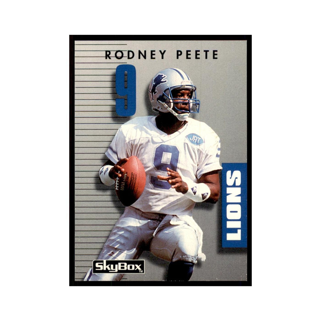 1992 SkyBox Primetime Rodney Peete Lions #303